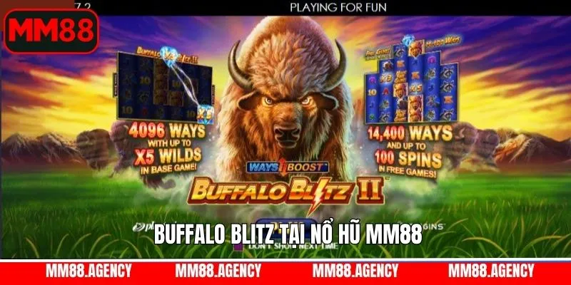 Trải nghiệm sự thú vị tại nổ hũ MM88 với Buffalo Blitz Trải nghiệm sự thú vị tại nổ hũ MM88 với Buffalo Blitz